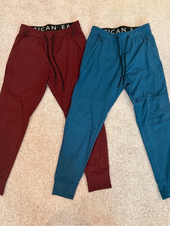 American Eagle Outfitters Other - American Eagle Outfitters Mens Joggers - Burgundy & Teal